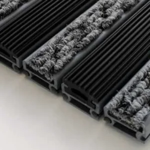 Tapis en rail aluminium