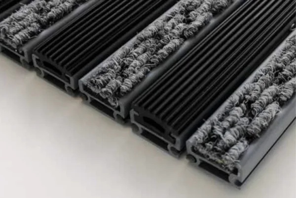Tapis en rail aluminium