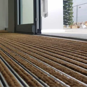 Tapis en rail aluminium