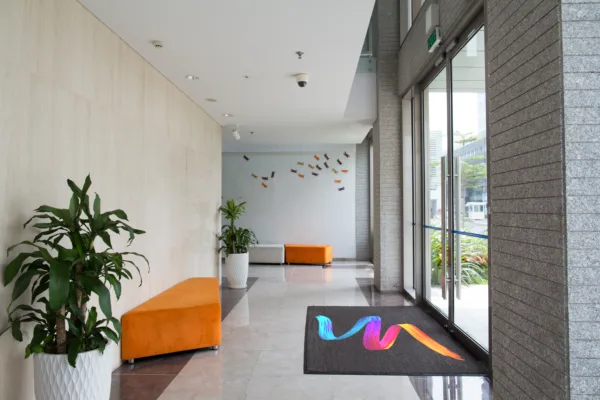 Tapis logo personnalisé