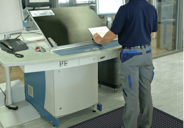 Tapis caoutchouc anti-statique