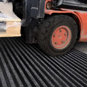 Tapis en rail aluminium