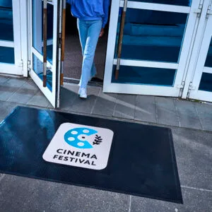 Tapis logo caoutchouc