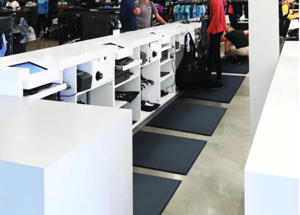 Tapis anti-fatigue ergonomique