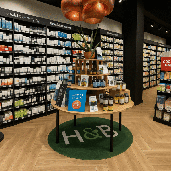 Tapis logo forme spéciale