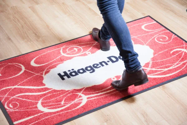 Tapis logo personnalisé