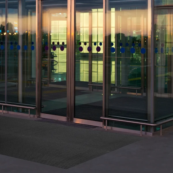 Tapis d&rsquo;entrée caoutchouc antisalissure