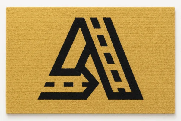 Tapis logo fibres coco