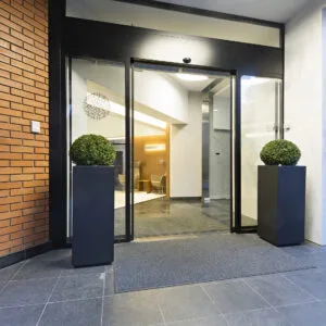 Tapis à fibres coton et polyester