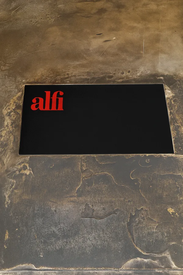Tapis logo fibre synthétique