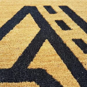 Tapis logo fibres coco