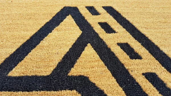 Tapis logo fibres coco