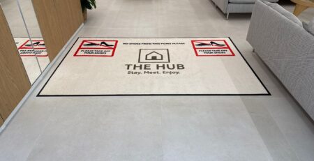 Tapis personnalisé pour bureaux et sièges sociaux : image, confort et performance au quotidien